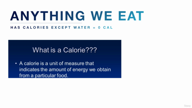 Calorie Management - Simply Explained Master Class (TM) – Screenshot 1