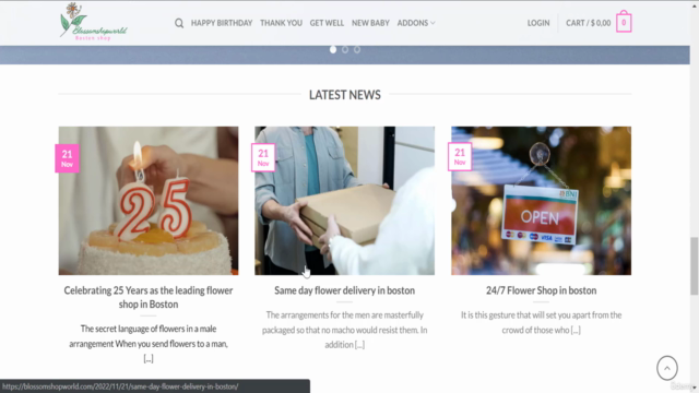 Woo-Commerce Flower Dropshipping Masterclass- Wordpress – Screenshot 2