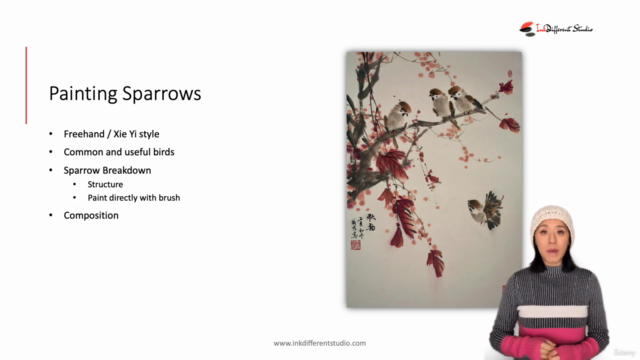 Relax With Oriental Painting - Bamboo & Sparrow – Screenshot 4