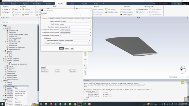 CFD analysis of ONERA M6 wing - Part 3 CFD and validation – Screenshot 3