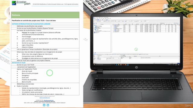 Planification et contrôle de projets linéaires avec TILOS – Screenshot 3