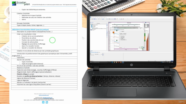 Planification et contrôle de projets linéaires avec TILOS – Screenshot 4