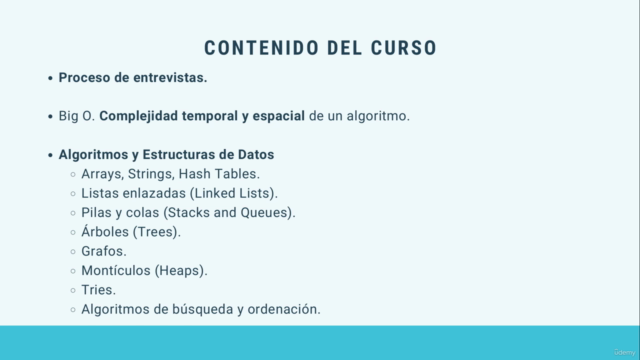 Algoritmos, Estructuras de Datos y Entrevistas Programación – Screenshot 1