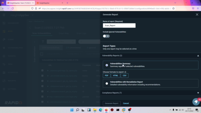 Vulnerability Assessment – Screenshot 2