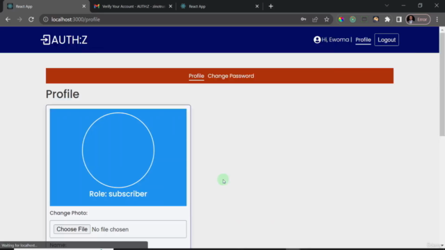 Advanced MERN Stack Authentication – Screenshot 2