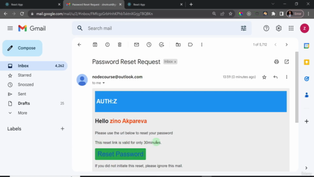 Advanced MERN Stack Authentication – Screenshot 4
