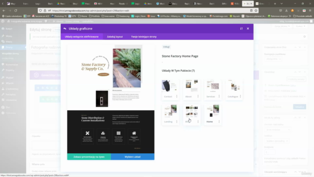 Kurs Wordpress - strona oparta o DIVI – Screenshot 2