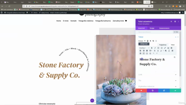 Kurs Wordpress - strona oparta o DIVI – Screenshot 3