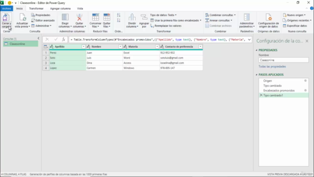Certificate en el examen Excel Associate MO200 – Screenshot 4