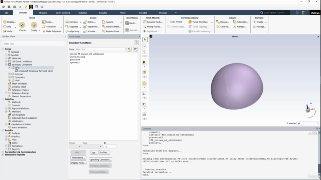 CFD analysis and validation of ONERA M6 in ANSYS Workbench – Screenshot 3