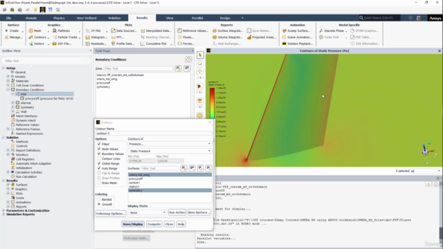 CFD analysis and validation of ONERA M6 in ANSYS Workbench – Screenshot 4