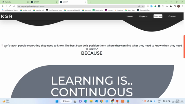Master Front End Web Development-Build 3 Portfolio Projects – Screenshot 4