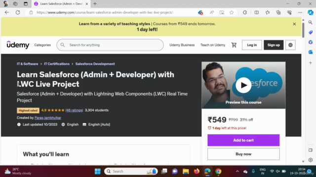 Learn Salesforce (Admin + Developer) with LWC Live Project – Screenshot 1