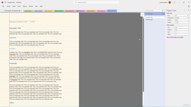 Learning OneNote from Scratch - Screenshot_03