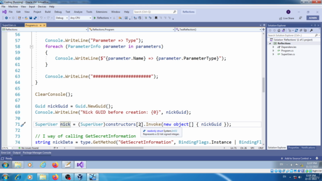 C# Intermediate - Part II (Reflection, Events, LINQ) – Screenshot 2