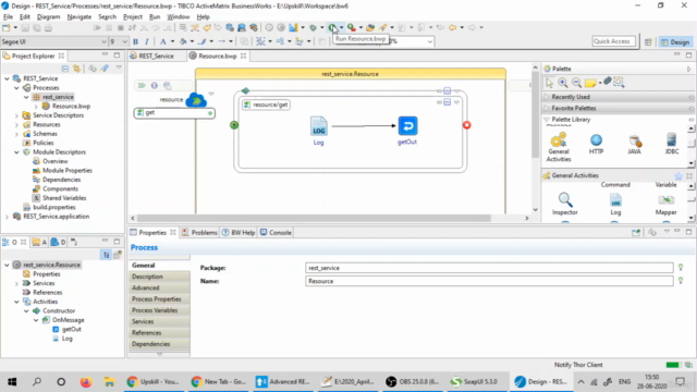 TIBCO BusinessWorks v6 / ContainerEdition RealTime Tutorials – Screenshot 3