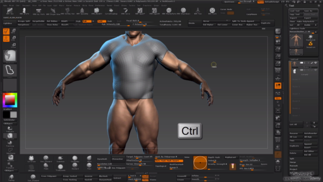 Моделирование Игровых 3D-Персонажей в ZBrush – Screenshot 3