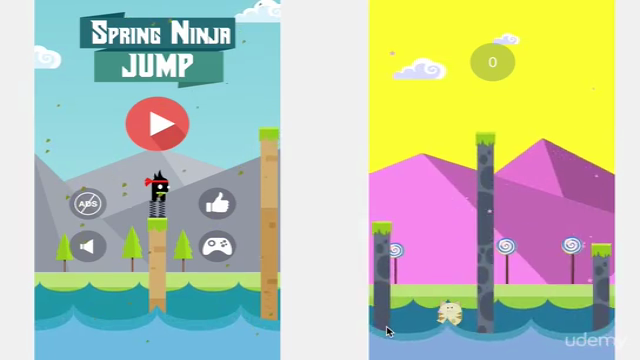 Publish your own Spring Ninja* game for iPhone and Android – Screenshot 3