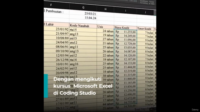 Belajar Microsoft Excel untuk Pemula Sampai Jago – Screenshot 1