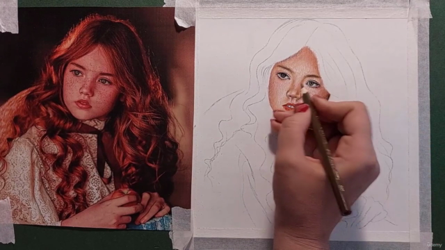 Realistic Portrait Drawing with Colored Pencil - Screenshot_02