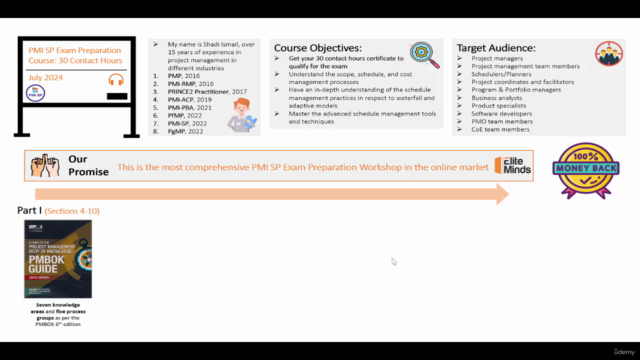 PMI SP Exam Preparation Workshop: 30 Contact Hours, 2024 – Screenshot 3
