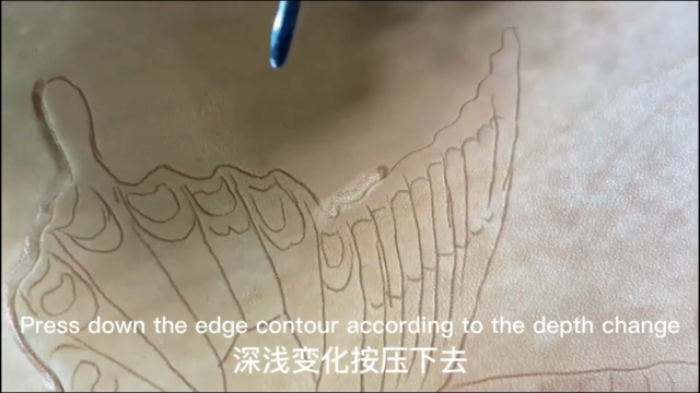 Leather carving butterfly(modeling tools course) – Screenshot 2