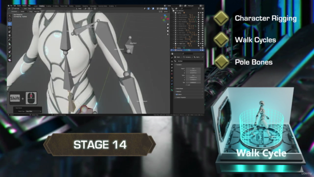The Ultimate Guide to Blender 3D Rigging & Animation – Screenshot 4