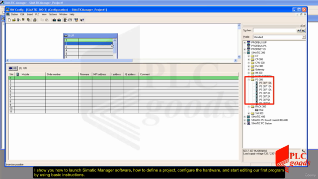 Programming Siemens Simatic S7-300 PLC – Screenshot 2