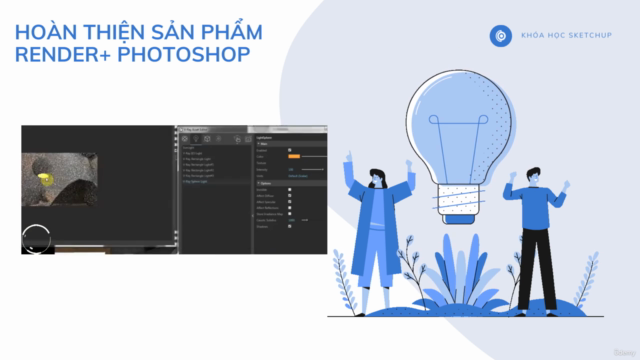 THIẾT KẾ 3D SKETCHUP CHO NGƯỜI MỚI (TẶNG 80GB THƯ VIỆN ) – Screenshot 4