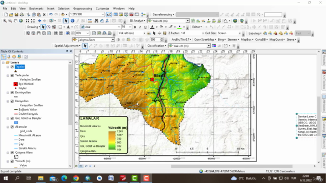 ArcGIS Sıfırdan Fiziki Harita Yapımı Kursu – Screenshot 1