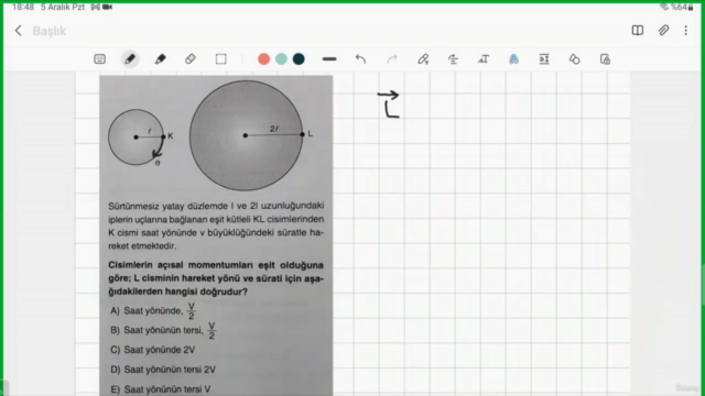Açısal Momentum-Eylemsizlik Torku ve Keppler Yasaları – Screenshot 1