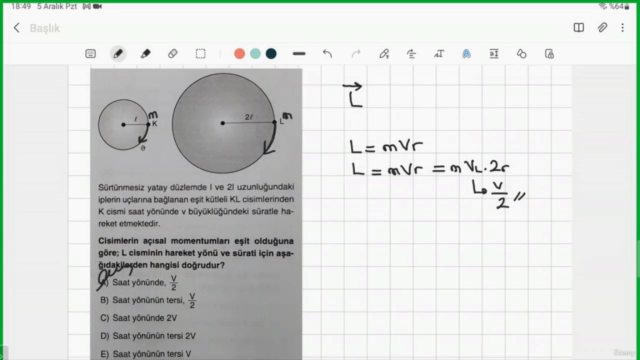 Açısal Momentum-Eylemsizlik Torku ve Keppler Yasaları – Screenshot 4