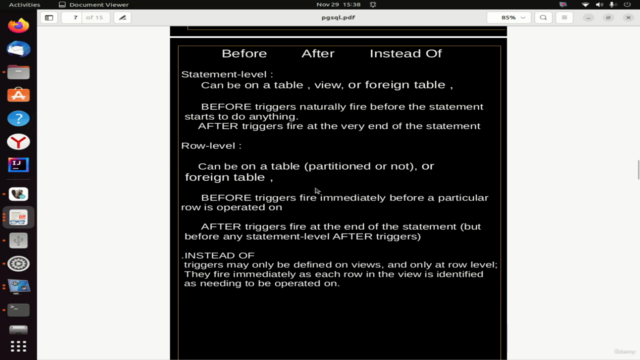 Postgresql PL/PGSQL Triggers – Screenshot 4