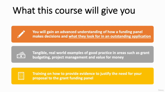 Advanced Grant Writing: Understanding What A Funder Wants – Screenshot 2