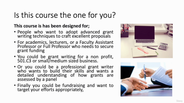 Advanced Grant Writing: Understanding What A Funder Wants – Screenshot 4