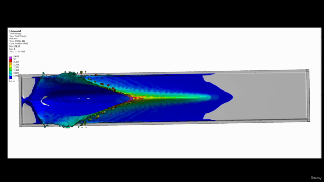 ANSYS Explicit Dynamics: Solid Fluid Interaction-Cannonball – Screenshot 3