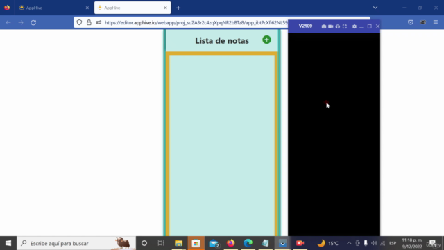 Crea una app sin código con AppHive - Notas multimedia – Screenshot 1