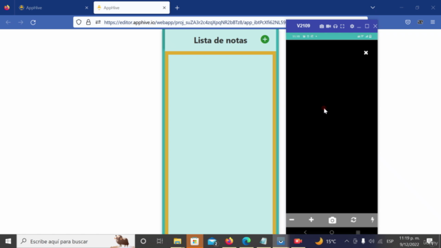 Crea una app sin código con AppHive - Notas multimedia – Screenshot 2