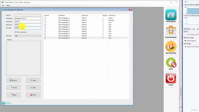 สร้างโปรแกรมขายหน้าร้านด้วย C# กับ MySQL (Episode 1) – Screenshot 2