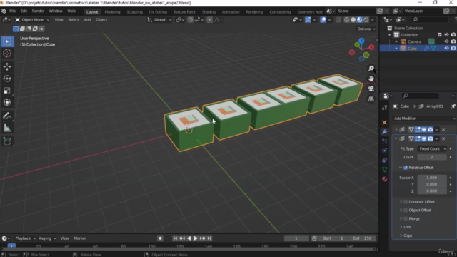 3D Isométrique sur Blender pour débutant - Atelier 1 – Screenshot 3