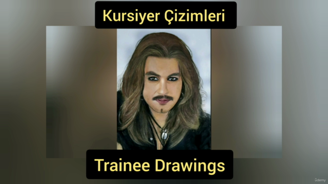 ( Oil Pastel Course) yağlı pastel ile gerçekçi çizimler – Screenshot 3