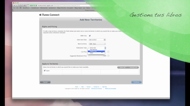 Aprende a publicar un libro en el iBookStore – Screenshot 4