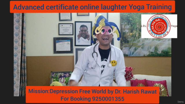 online Laughter Yoga wellness Teacher Training Certification – Screenshot 2
