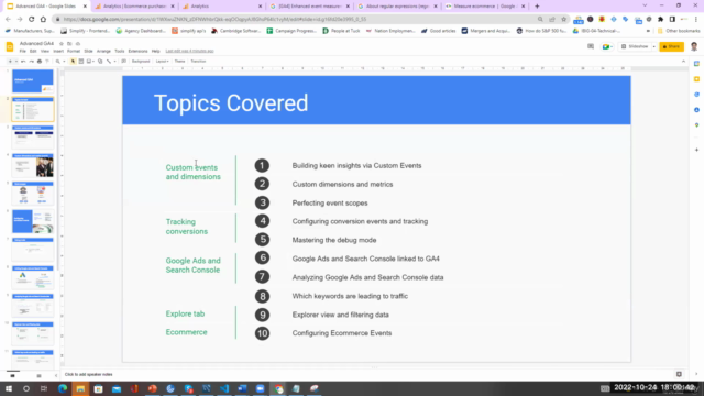 Advanced Google Analytics 4 or GA 4 (<1 hour) – Screenshot 2