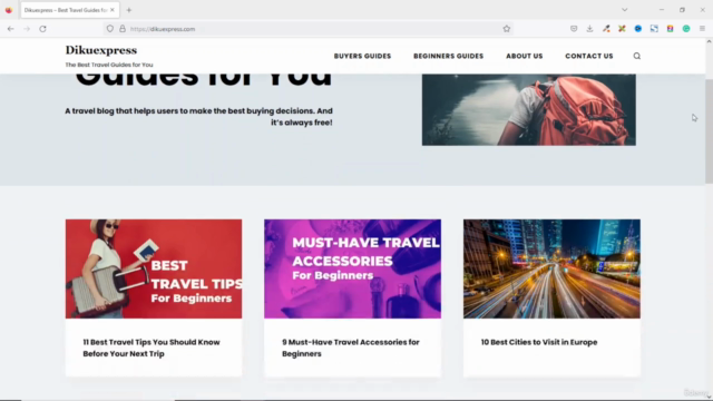 Create an Amazon Affiliate Marketing Website with WordPress – Screenshot 1
