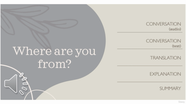Turkish Conversation Course – Screenshot 4