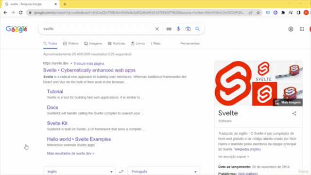 Programação Svelte Framework Completo: Do Zero ao Expert! – Screenshot 1