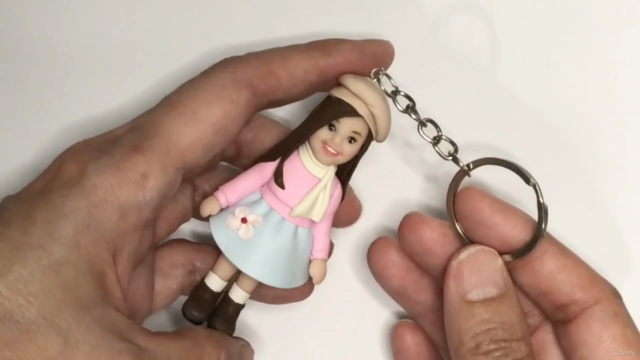 Polymer clay doll keychain – Screenshot 3