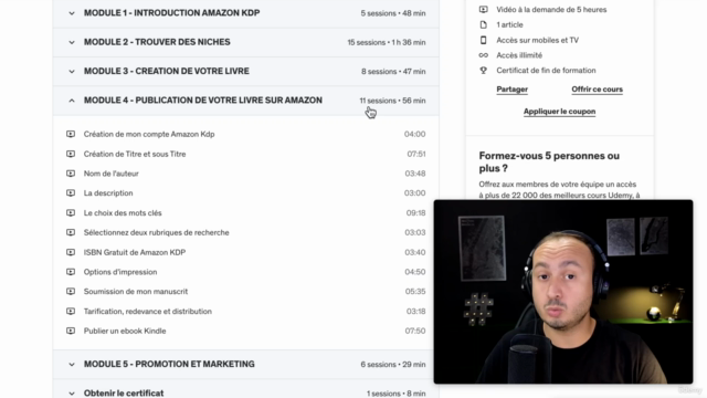 Formation Amazon KDP : De Débutant à Expert 2025 – Screenshot 4