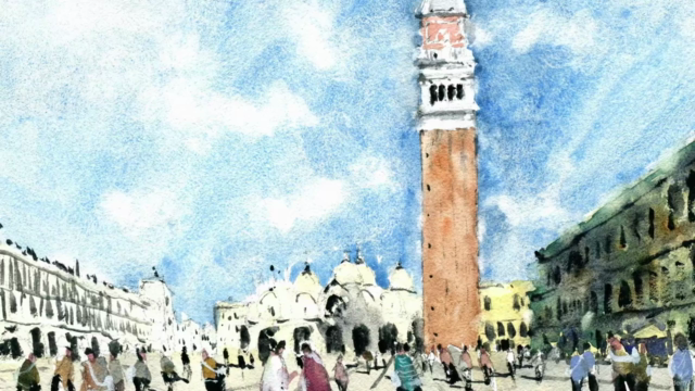 Paint Venice in Watercolor - St Mark's Square – Screenshot 2